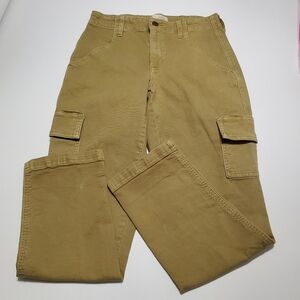 Universal Thread Heavy Duty High Rise Slim Khaki Cargo Pants Gorpcore